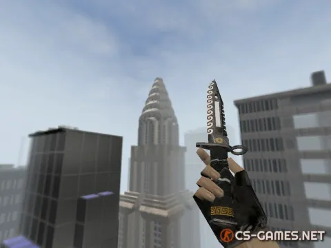 Модель ножа HD «M9 Bayonet | Trojan Horse» для CS 1.6