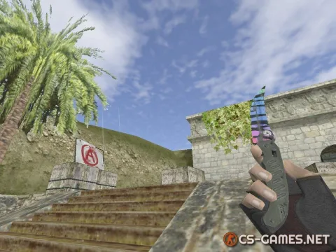 Модель ножа HD «Flip Knife | Superfurry» для CS 1.6