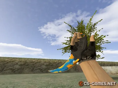 Модель ножа HD «Karambit | Cascade» для CS 1.6