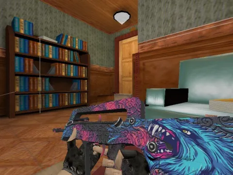 Модель HD Famas «Blue Wolf Elite» для CS 1.6