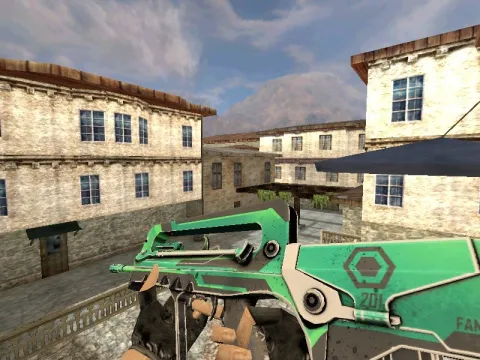 Модель HD Famas «Cyber Green» для CS 1.6