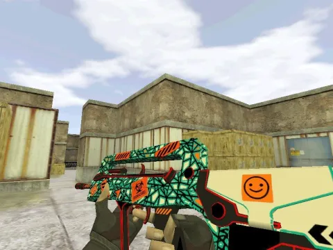 Модель HD Famas «Angry Emoji» для CS 1.6