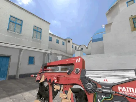 Модель HD Famas «Falcon Red» для CS 1.6