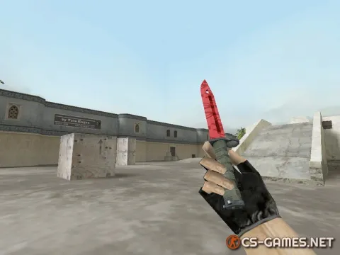 Модель ножа HD «Bayonet | Slaughter» для CS 1.6