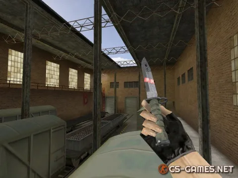 Модель ножа HD «Bayonet | Dystopia» для CS 1.6