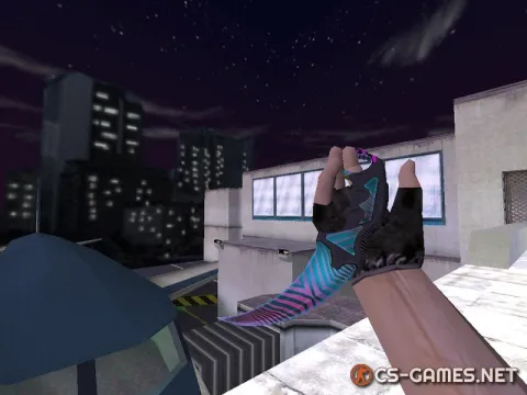 Модель ножа HD «Karambit | Psychedelic» для CS 1.6