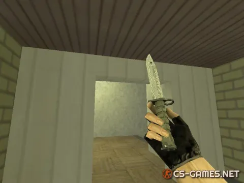 Модель ножа HD «Bayonet | Damascus Steel» для CS 1.6