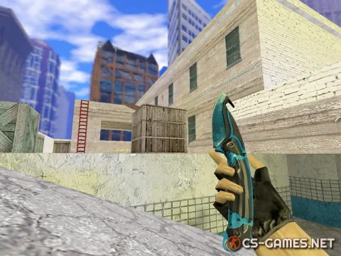 Модель ножа HD «Gut Knife | Blueprint» для CS 1.6