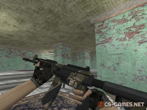 Модель HD Galil «Black Sand» с анимацией осмотра для CS 1.6