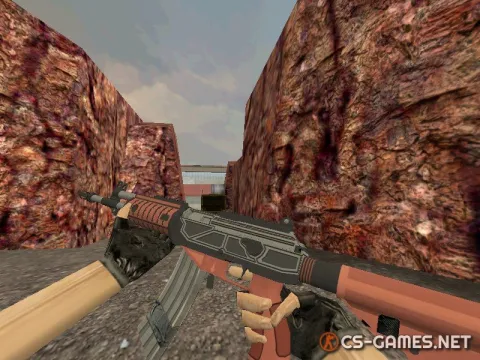 Модель HD Galil «Fire Fight» с анимацией осмотра для CS 1.6