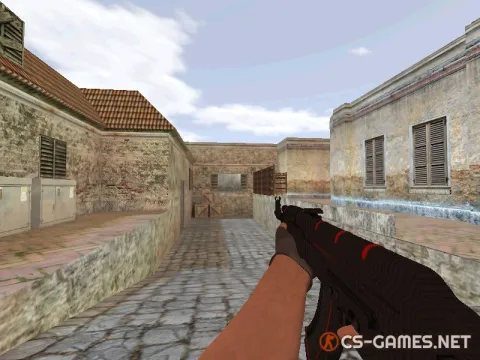 Модель AK-47 «Redline — Красная линия» для CS 1.6