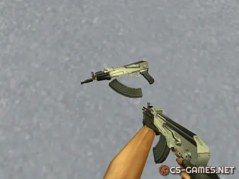 Модель AK-47 «Silver Compact» для CS 1.6