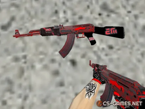 Модель AK-47 «Moscow Five — M5» для CS 1.6