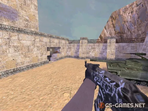 Модель AK-47 «Wasteland Rebel — Пустынный повстанец» для CS 1.6