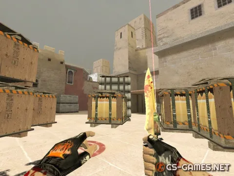 Модель ножа с лазером для CS 1.6