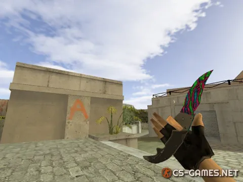 Модель ножа HD «Falchion | Lionfish» для CS 1.6
