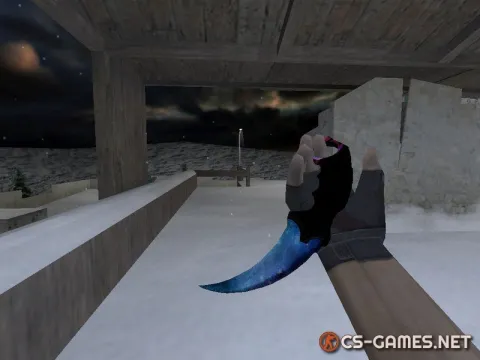 Модель ножа HD «Karambit | Space» для CS 1.6