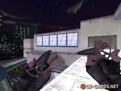 Модель HD «Shadow Daggers | Black Laminate» для CS 1.6
