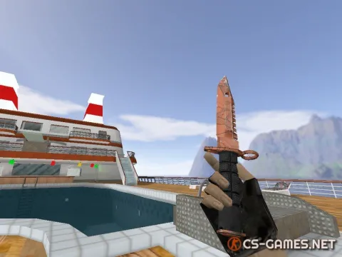 Модель ножа HD «M9 Bayonet | Boom» для CS 1.6