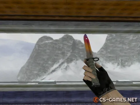 Модель ножа HD «Bayonet | Fade Remake» для CS 1.6