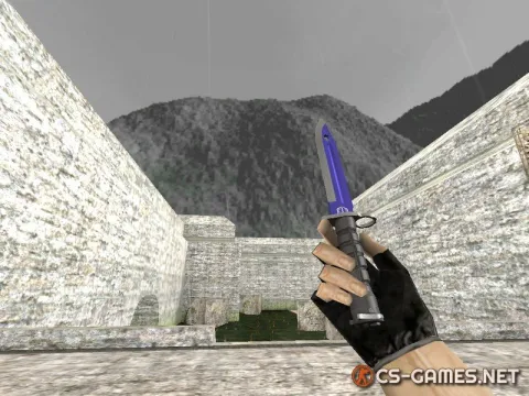 Модель ножа HD «Bayonet | Automatic Blue» для CS 1.6