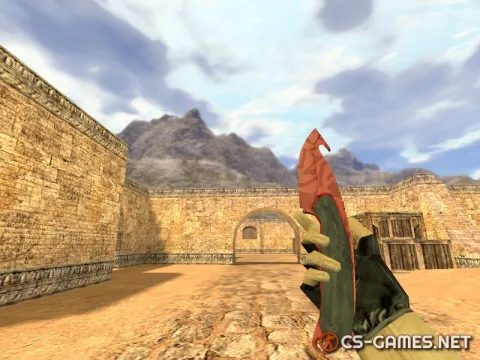 Модель ножа HD «Gut Knife | Slaughter» для CS 1.6
