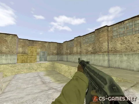 Модель AK-47 «Черный ламинат» для CS 1.6