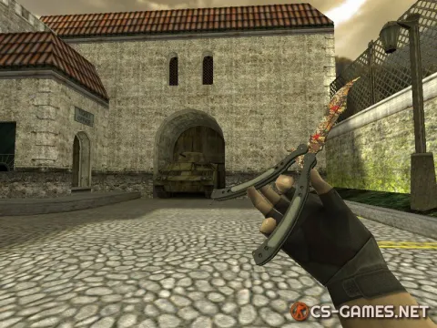 Модель ножа HD «Butterfly Knife | Paw» для CS 1.6