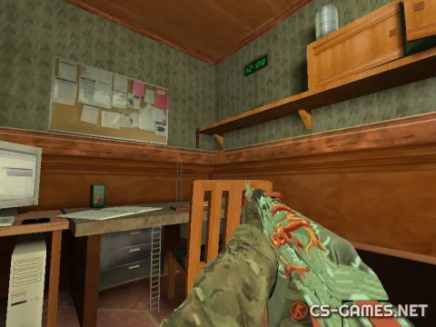 Модель AK-47 «Аквамариновая месть — Aquamarine Revenge» для CS 1.6