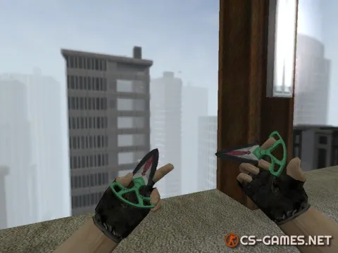 Модель ножа HD «Shadow Daggers | Alien Costume» для CS 1.6