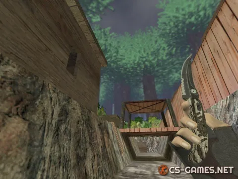 Модель ножа HD «Flip Knife | Black Laminate» для CS 1.6