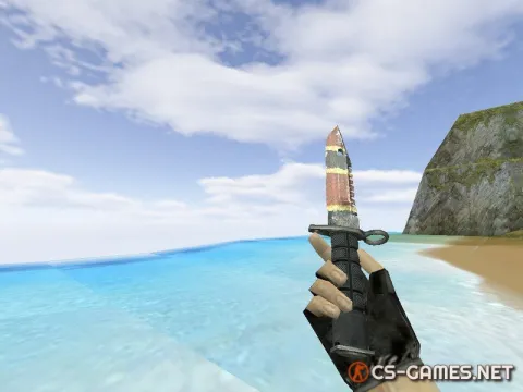 Модель ножа HD «M9 Bayonet | BS Snake» для CS 1.6