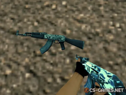 Модель AK-47 «Арктика Лед» для CS 1.6