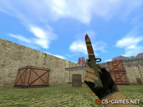 Модель ножа HD «Bayonet | BS Snake» для CS 1.6