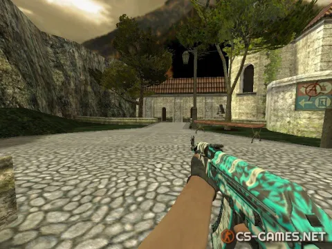 Модель AK-47 «Снежная буря — Frontside Misty» для CS 1.6