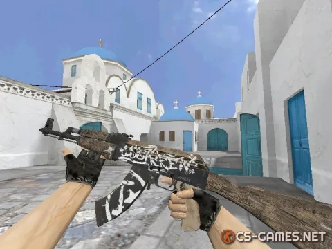 Модель HD AK-47 «Wasteland Rebel» для CS 1.6