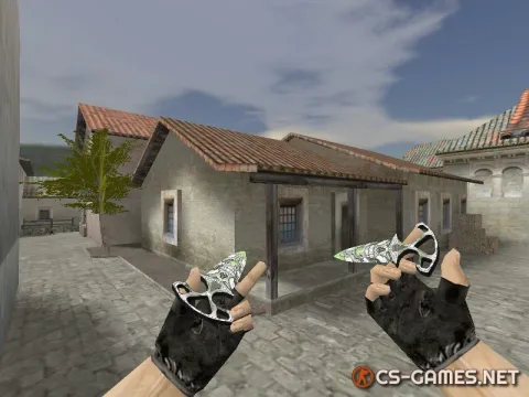 Модель ножа HD «Shadow Daggers | Cybernetic» для CS 1.6