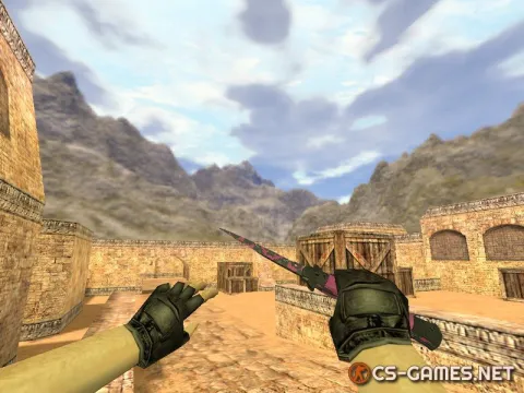 Модель ножа HD «Stiletto | Pink DDpat» для CS 1.6