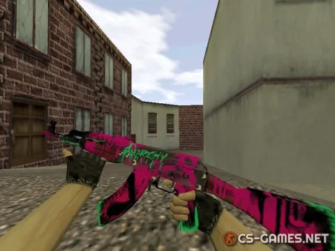 Модель AK-47 «Neon Revolution» для CS 1.6
