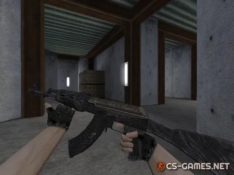 Модель HD AK-47 «Pride» с анимацией осмотра для CS 1.6