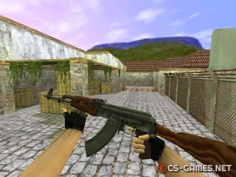 Модель AK-47 из CS:GO с анимацией осмотра для CS 1.6