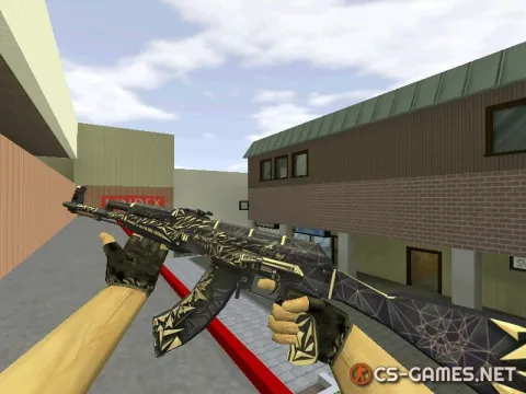 Модель HD AK-47 «Cyberfire» для CS 1.6