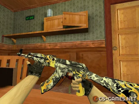 Модель HD AK-47 «Firewalker» для CS 1.6