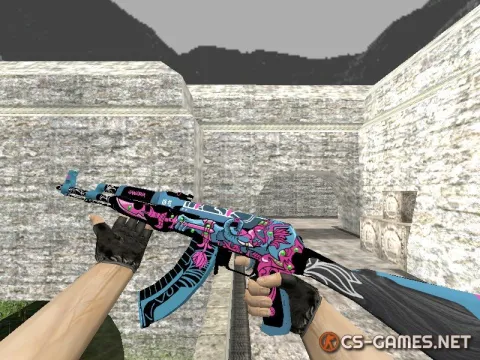 Модель HD AK-47 «Ganesha v2» для CS 1.6
