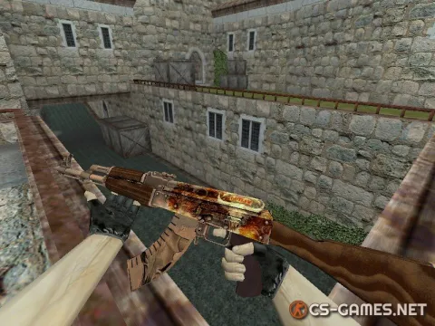 Модель HD AK-47 «Outlaw» для CS 1.6