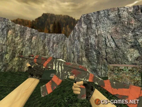 Модель HD AK-47 «Survival Z» для CS 1.6