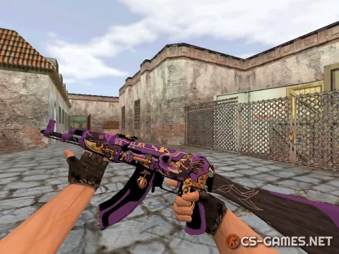 Модель HD AK-47 «Ganesha» для CS 1.6