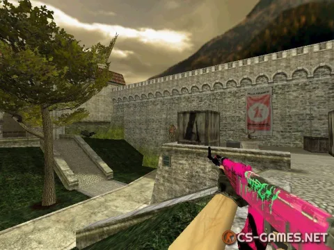 Модель AK-47 «Neon Revolution» для CS 1.6