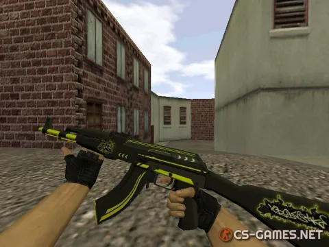 Модель HD AK-47 «Machine» для CS 1.6