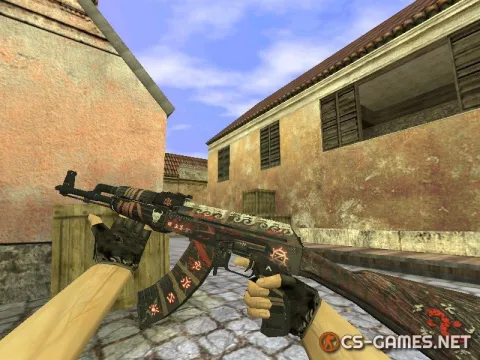 Модель HD AK-47 «Demon Hunter» для CS 1.6